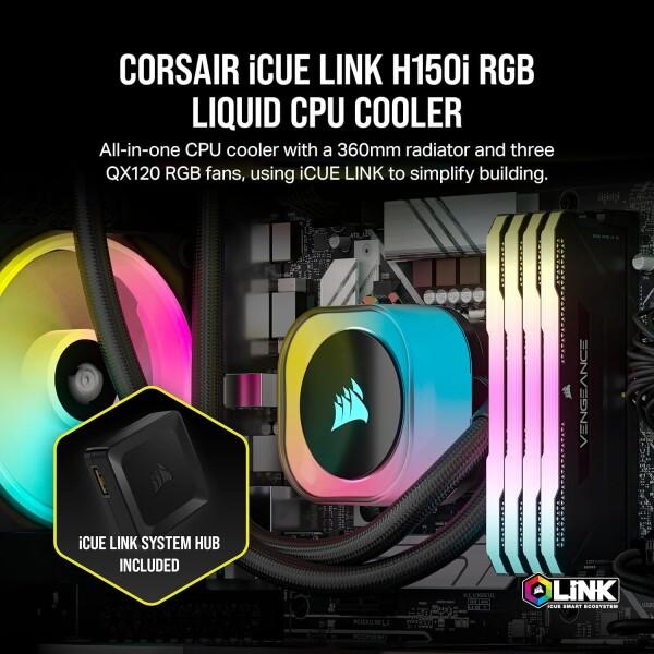 CORSAIR（コルセア） Corsair iCUE LINK H150i RGB 簡易水冷CPU
