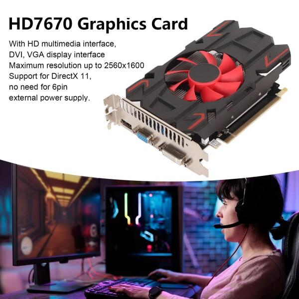 4GB DDR5 128ビット デスクトップ グラフィックス カード、PCI Express 2.0 16X、DirectX 11、2560 X 160の画像