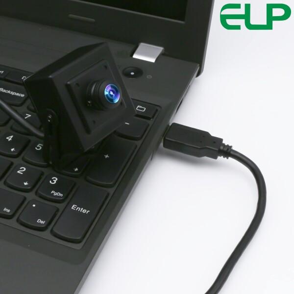 ELP 1600万画素 Webカメラ 広角 小型 USBカメラ パソコン 180度