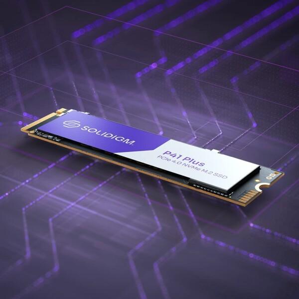 Solidigm P41 Plusシリーズ 1TB PCIe GEN 4 NVMe 4.0 x4 M.2 2280 3D NAND 内蔵ソリッドステートドライブ (M.2 80mm、P_1