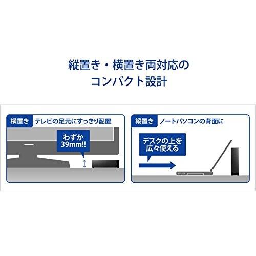 I-O DATA HDD 外付けハードディスク 2TB USB3.0/テレビ録画/パソコン
