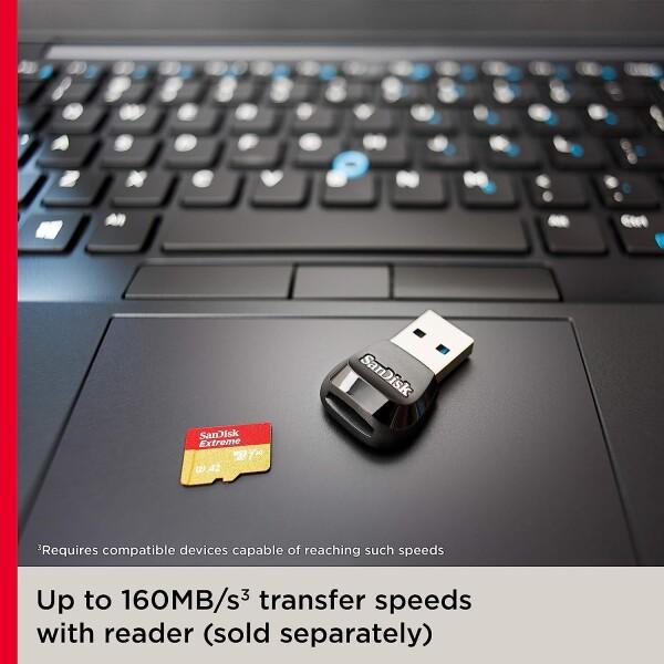 マイクロSDカード microSD 128GB UHS-I U3 V30 Nintendo Switch 対応 書込最大90MB/s Full HD & 4K Extreme SDSQXAA-128G-GN6_1