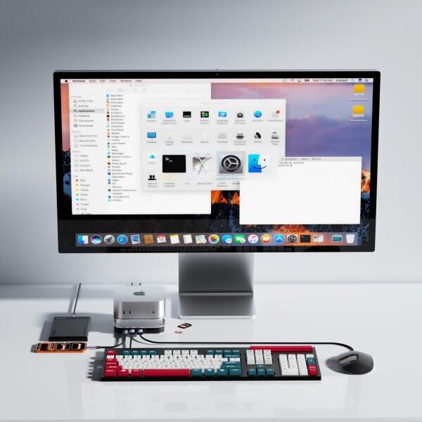 BENFEI Mac mini m4用ドック 2TB M.2 SSD 内蔵 BENFEI Mac mini M4 ドック & スタンド（NVMe SSD エンクロージャー