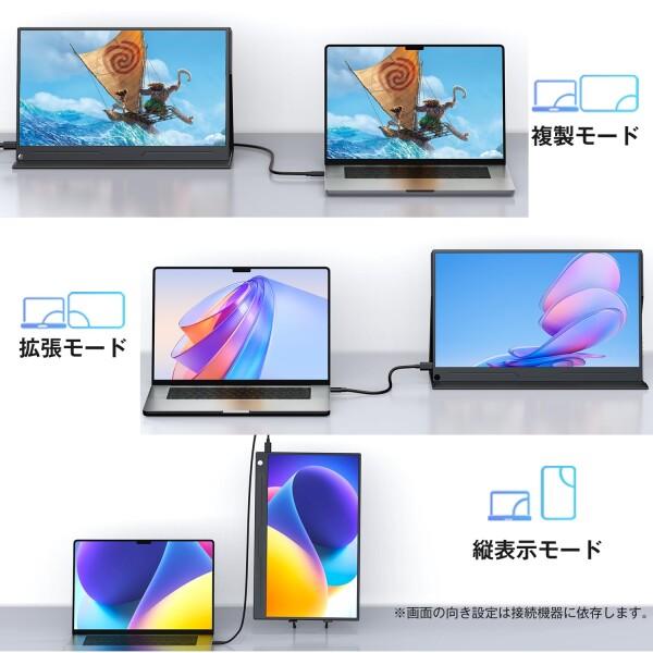 KEEPTIME モバイルモニター 14インチ タッチパネル 1920×1080FHD