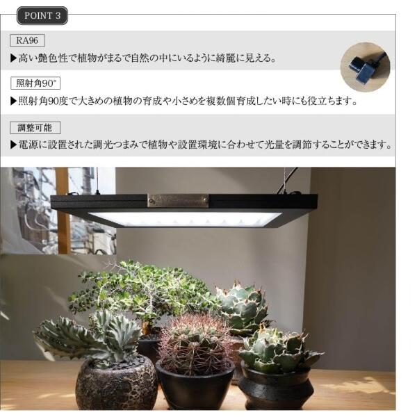 BARREL (ロキ) パネルライト 超高演色 植物育成用照明_5