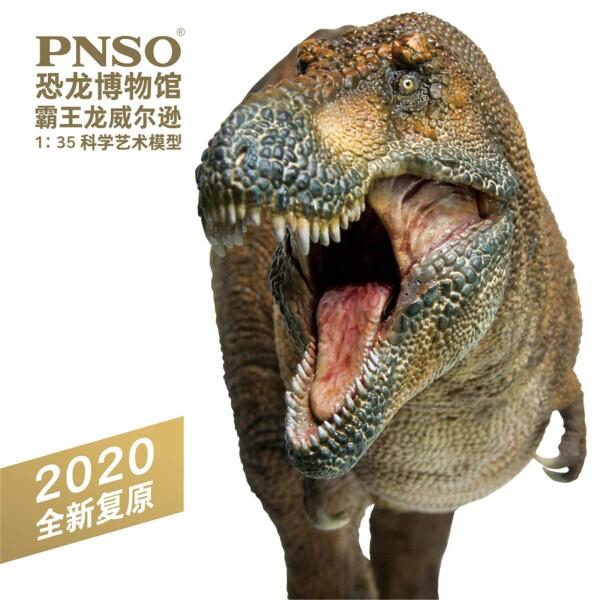 PNSO 恐竜博物館 1/35 サイズ ティラノサウルス リアル フィギュア PVC