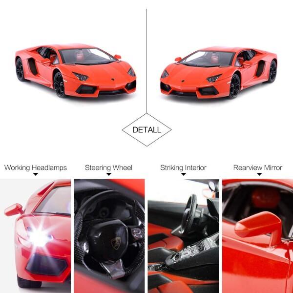 RASTARランボルギーニ RC カー、おもちゃの自動車、 1:14 ランボルギーニ・アヴェンタドー_4