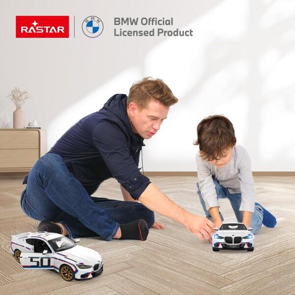 RASTAR 1/14 BMW 3.0 CSLリモコンカーBMWキッズリモコンおもちゃ車、白2.4 G_1