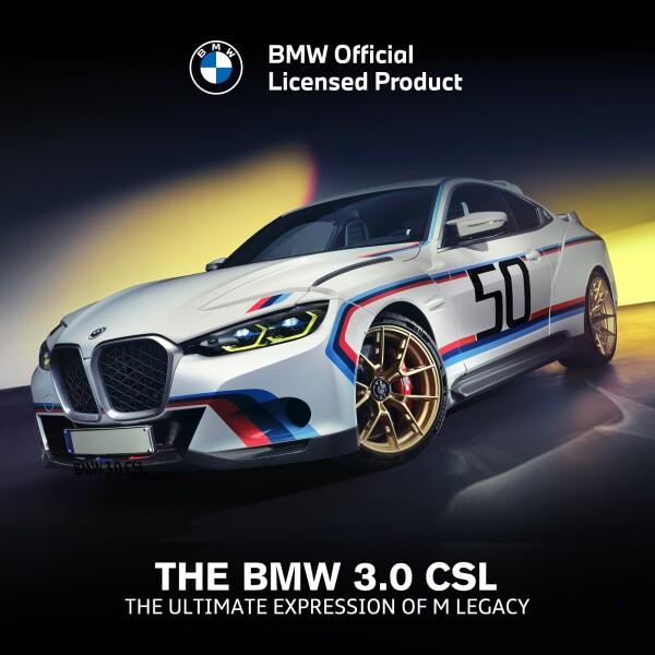 RASTAR 1/14 BMW 3.0 CSLリモコンカーBMWキッズリモコンおもちゃ車、白2.4 G_2