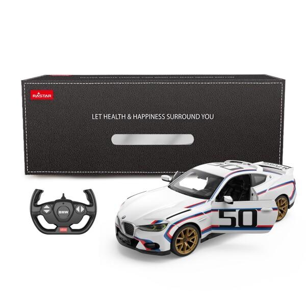RASTAR 1/14 BMW 3.0 CSLリモコンカーBMWキッズリモコンおもちゃ車、白2.4 G_8