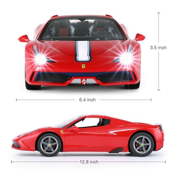 RASTAR 1/14フェラーリ 458 スペチアーレ・ R/Cモデルカー・ LED搭載・ ルーフが自動開閉でき_4