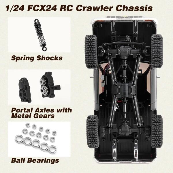 FMS 1/24スケールRCクローラー ラジコン Chevy K5 Blazer 車正式