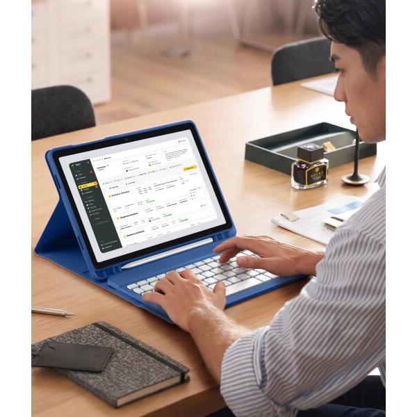 Samsung用 キーボードケース - 対応Galaxy Tab A9+ 11 インチ 全面保護