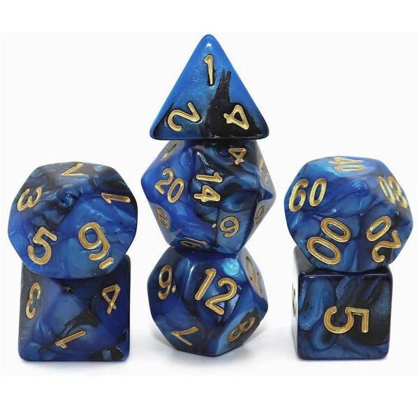 LIANHATA 多面体 ダイス サイコロ セット アクリル 21個入り D20 D12