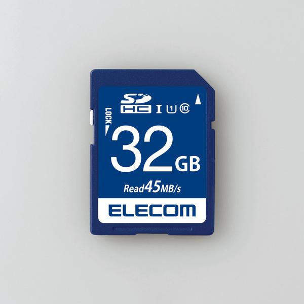 エレコム SDHCメモリーカード 32G データ復旧サービス付きSDカード ゆうパケット便｜chanto3588