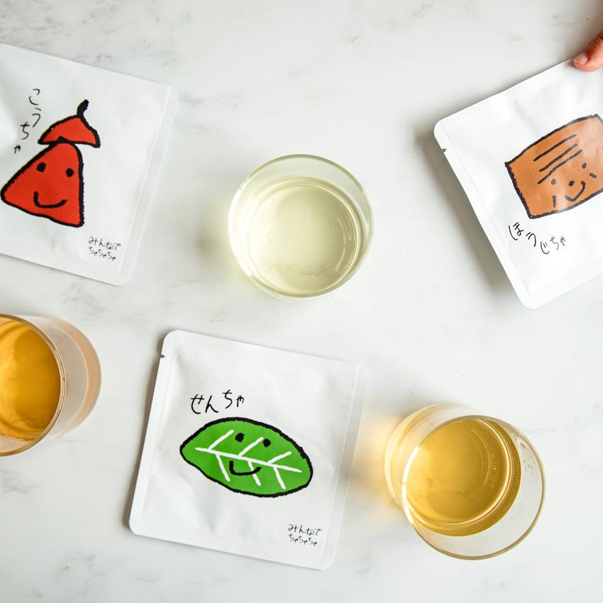 Marufuku Tea みんなでちゃちゃちゃ 水出し 3種セット 煎茶 ほうじ茶 紅茶 | 