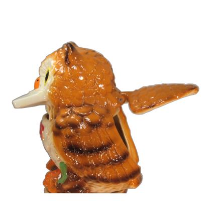 フクロウのポスト高さ87cm 陶器の置物 ポスト/陶器製フクロウポスト/郵便受け/梟/置物 /玄関/庭/インテリア