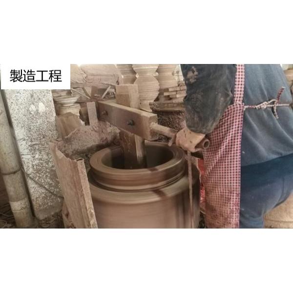 陶器睡蓮鉢【Mサイズ/14号/直径約42cm・ダークブルー】 水蓮鉢