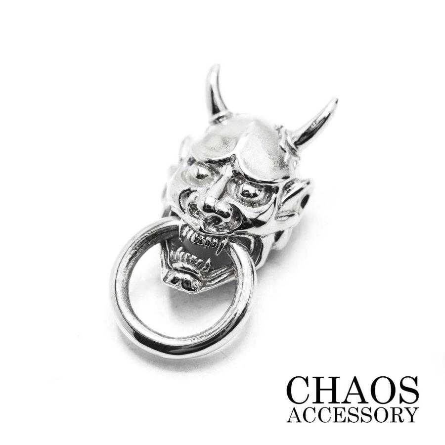 1650円 爆安 コンチョ 般若 ドロップハンドル カスタムウォレットチェーンパーツ シルバー925 送料無料