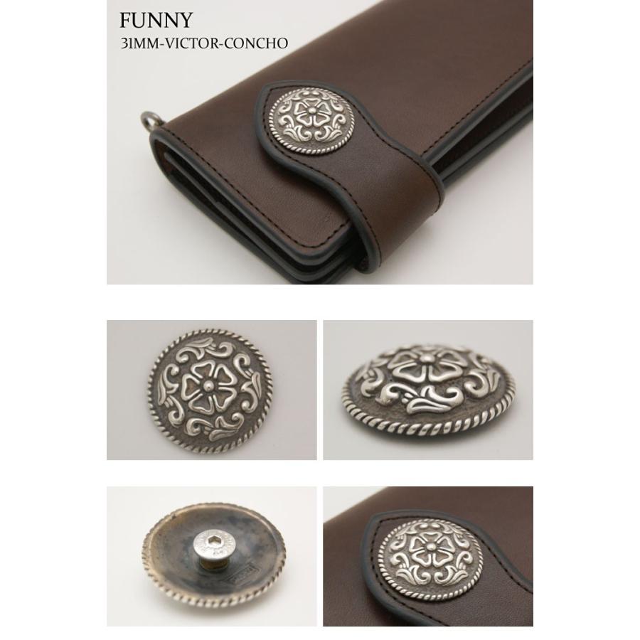 ファニー　シルバー925 コンチョウォレット ファニー 財布 コンチョ ウォレットパーツ VICTOR シルバー