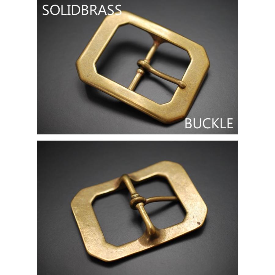 日本製 レザーベルト用 バックル 単品 真鍮製 ベルト幅45mmまで対応