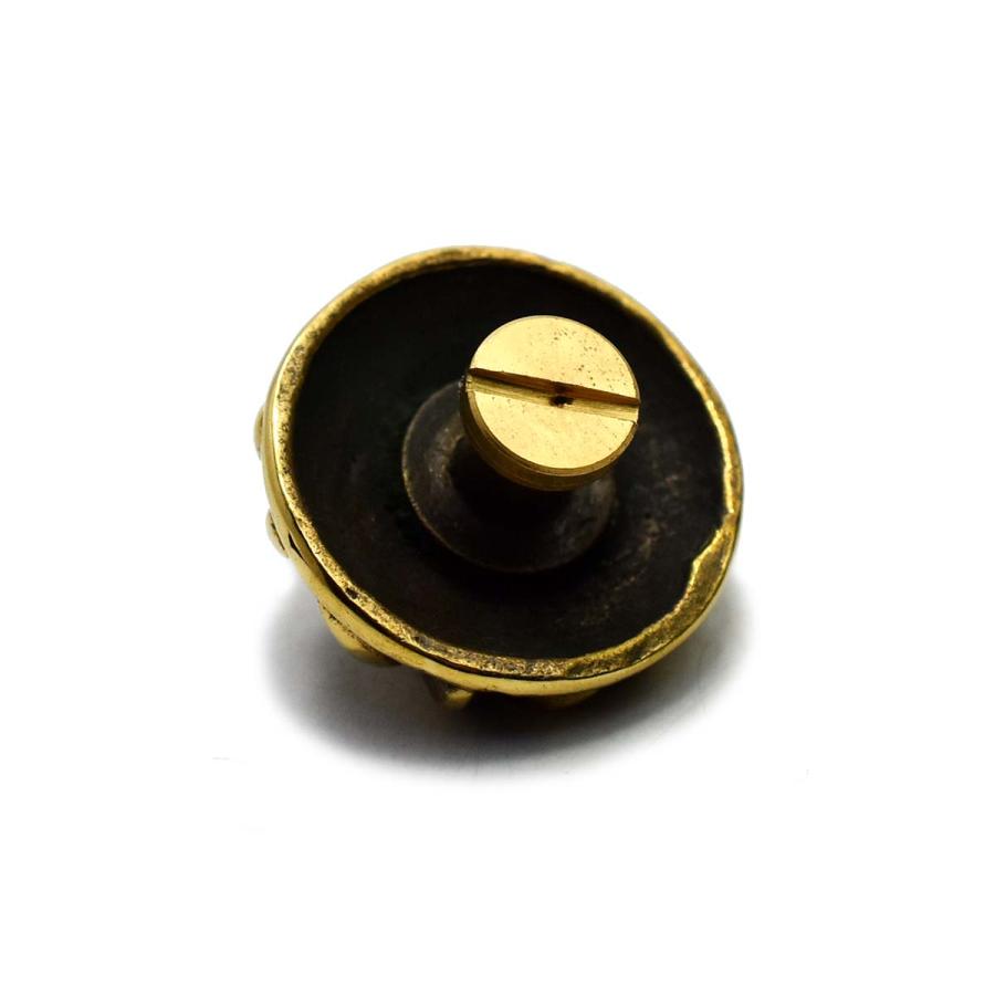 直径18mm】ゴシッククロス クロスボール ハイドーム型 コンチョ 十字
