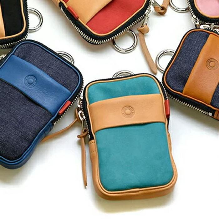 正規取扱店 ポーチ 小物入れ ブランド クロスロード ポケットポーチ デニム ヌバック 本革 本皮 牛革 牛皮 Iqosケース シガレットケース スマホケース Cr Pp Chaos Accessory 通販 Yahoo ショッピング