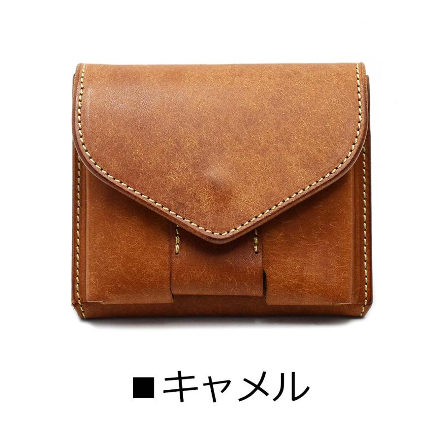 三つ折り ミニ財布 革 本革 池之端銀革店 Cramp クランプ Cr-602