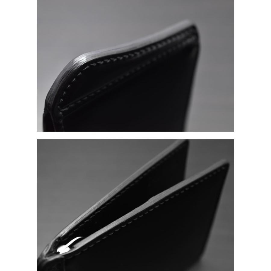 The Flat Head 手縫い 財布 二つ折り財布 札バサミ 本革 フラット  