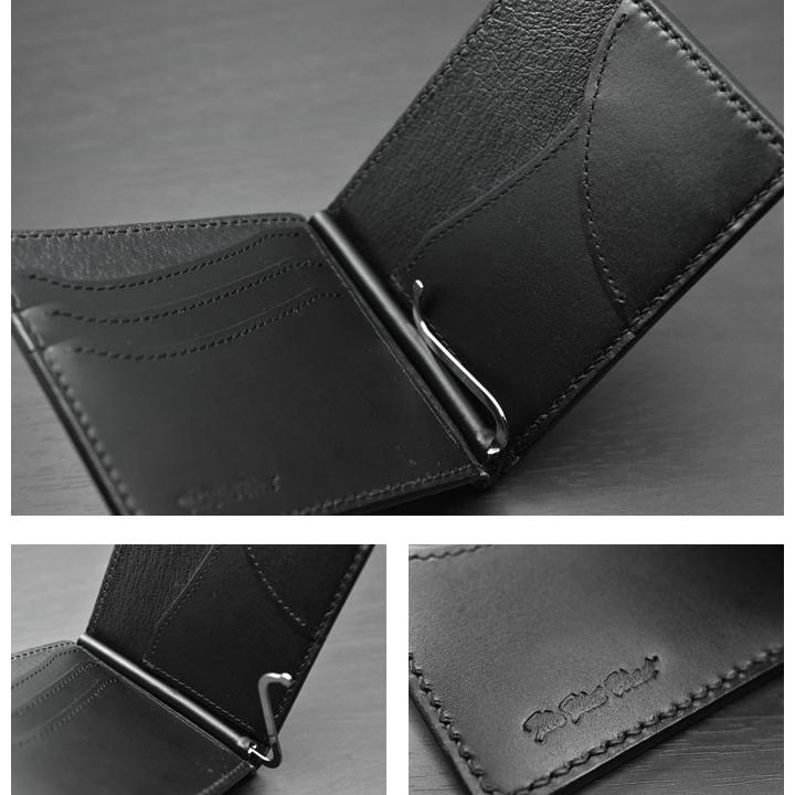 The Flat Head 手縫い 財布 二つ折り財布 札バサミ 本革 フラット  