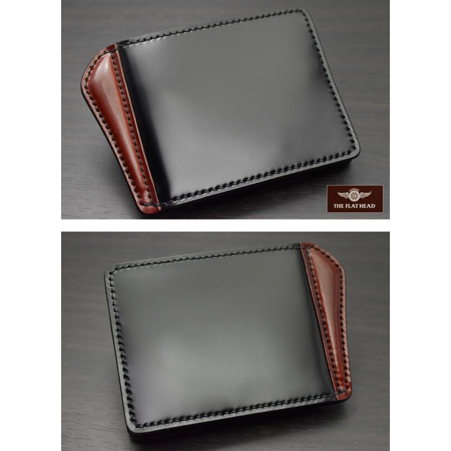 The Flat Head 手縫い 財布 二つ折り財布 札バサミ 本革 The Flat Head 手縫い 財布 二つ折り財布 札バサミ 本革