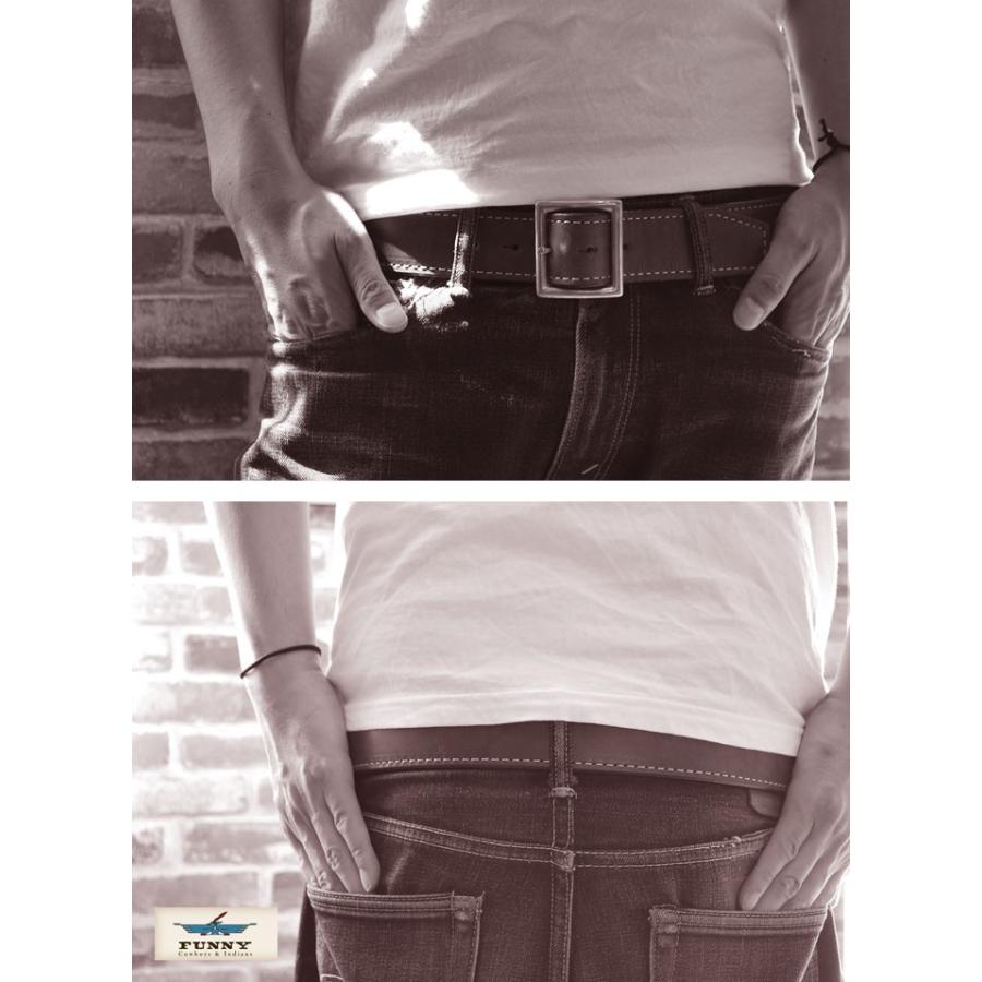ファニー 財布 本革ベルト BELT 極厚6mm 1-3/4inch ギャリソン