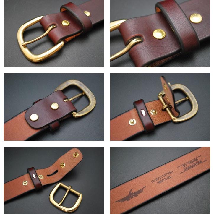 【FUNNY ファニー】本革ベルト BELT 11/2インチ ハーネスベルト 手染めブラウン funnybeltharnessbr
