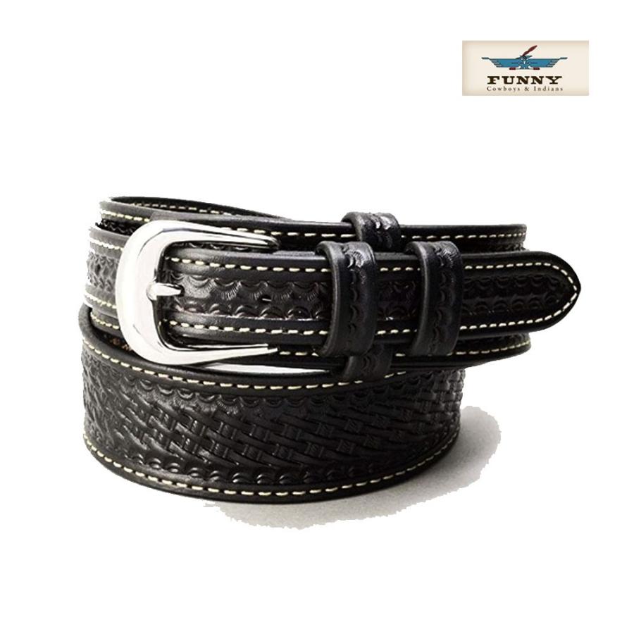 Funny ファニー 本革ベルト Belt レンジャーベルト プレスバスケット 手染めブラック ブランド 人気 おしゃれ Funny Belt Ranger Bs Bk Chaos Accessory 通販 Yahoo ショッピング