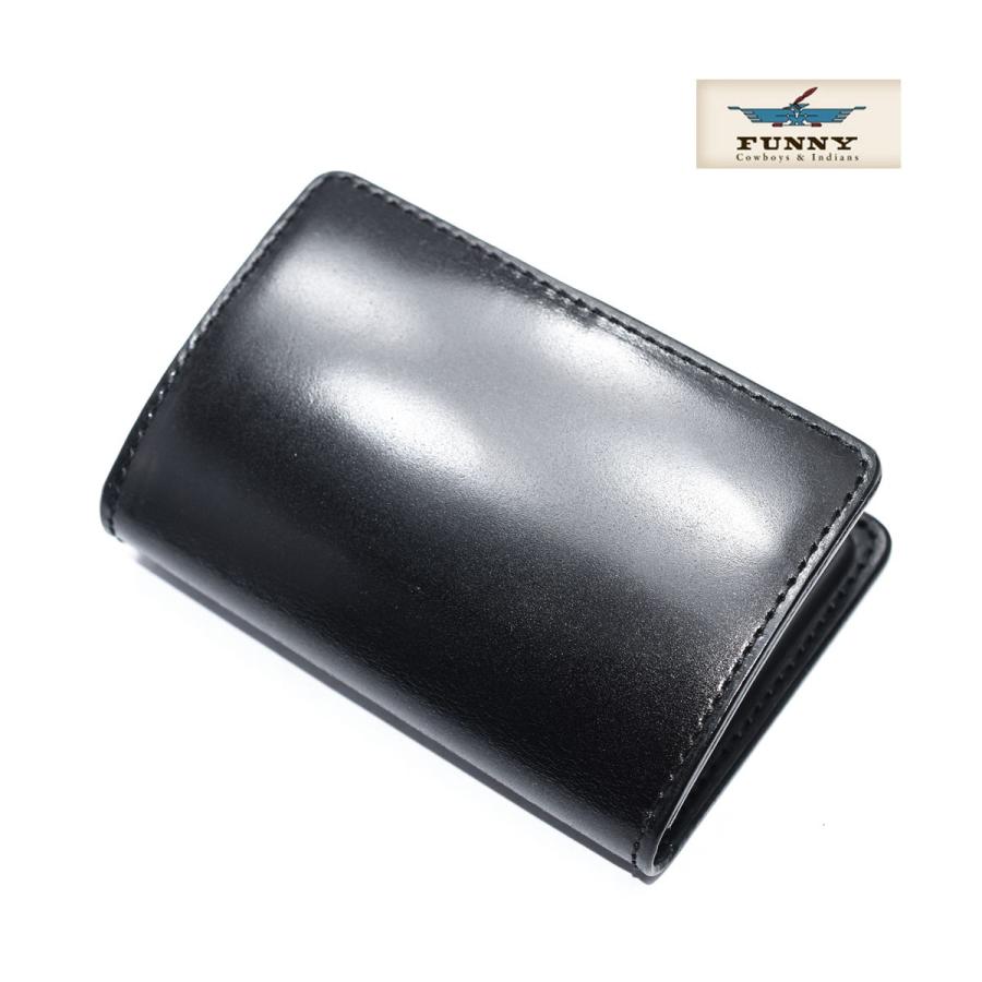 信頼 Funny ファニー カードケース 名刺入れ オリジナル カードケース Space スペース コードバン ブラック ブランド 人気 おしゃれ 格安即決 Www Cepici Ci