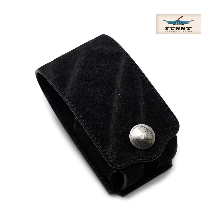 黒 レザー 電子タバコケース スナップボタン式 黒 レザー 電子タバコケース スナップボタン式