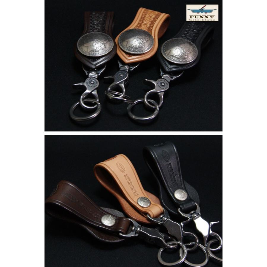 ファニー 財布 ベルトループ/ループキーホルダー クラシックバスケット 1ドル 本革 キーホルダー FUNNY |  | 01