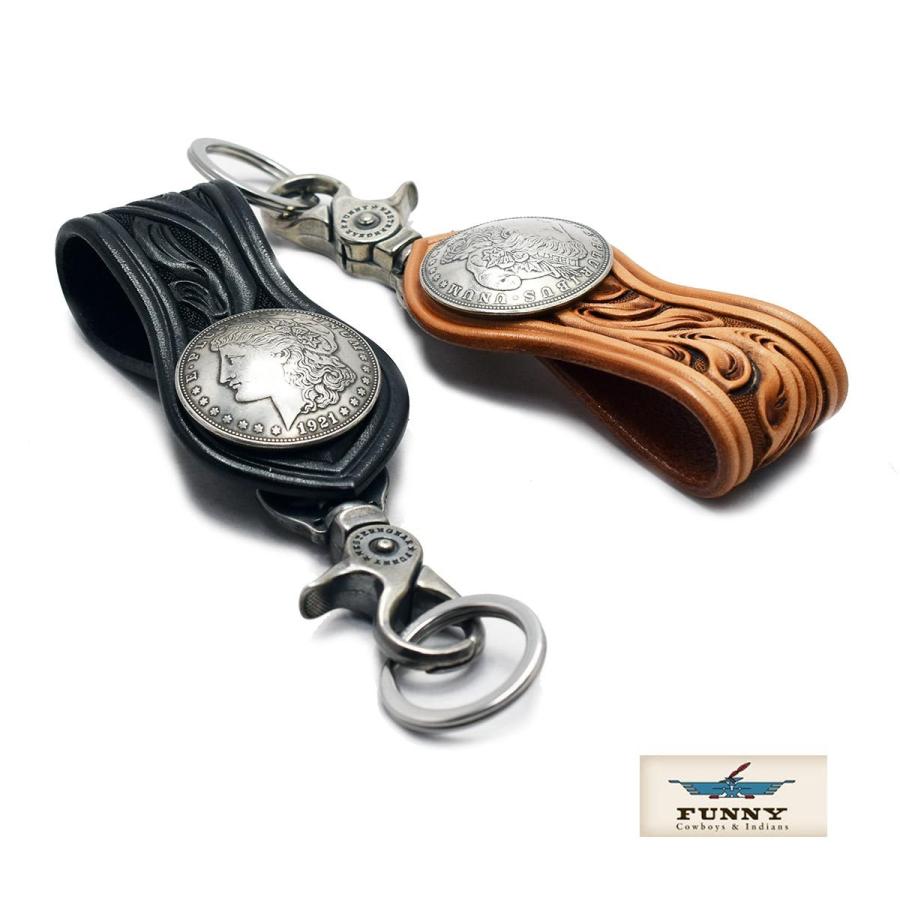 ファニー 財布 ベルトループ/ループキーホルダー クラフト 1ドル 本革 キーホルダー FUNNY | 