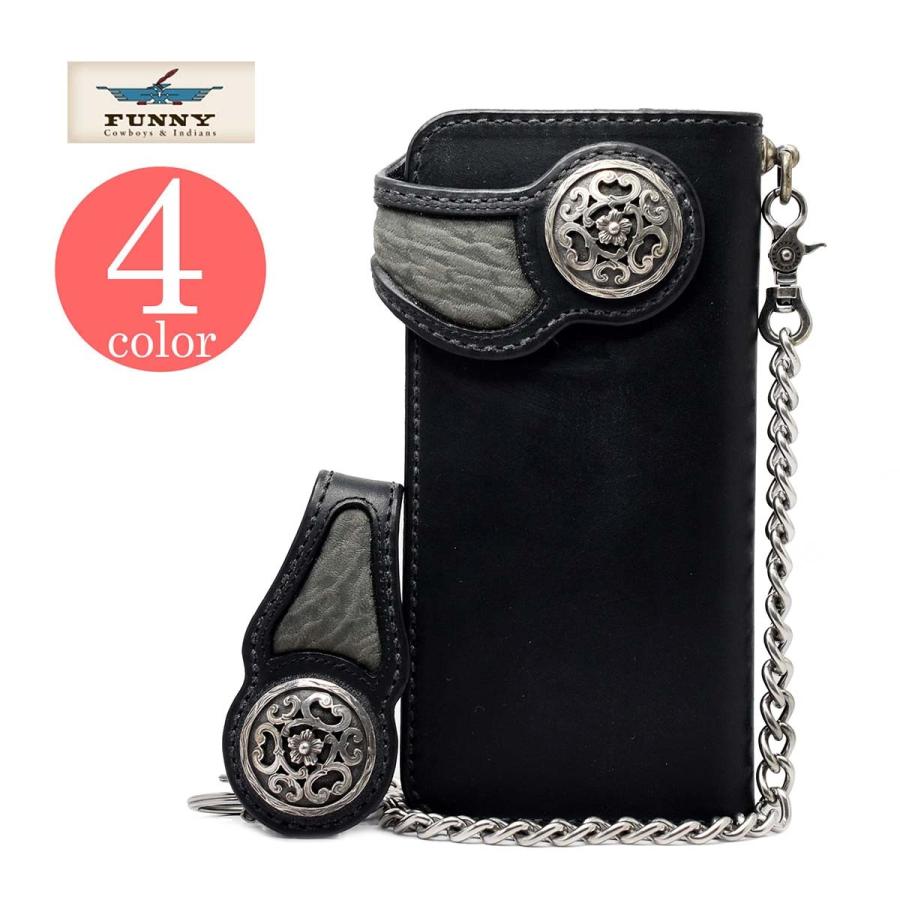 Seal限定商品 Funny ファニー 財布 長財布 ロングウォレット インレイ シェリダン シール アザラシ グレー ライダースウォレット ブランド 人気 おしゃれ 安い Www Kingfishswimming Com