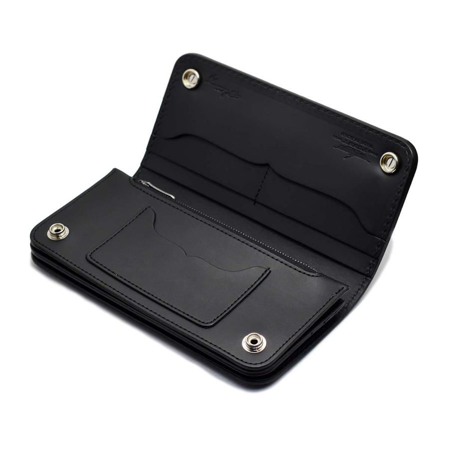 ファニー 財布 長財布 メンズ ロングウォレット  SLOW WALLET /スローウォレット/シュリンクレザー ブラック FUNNYの画像
