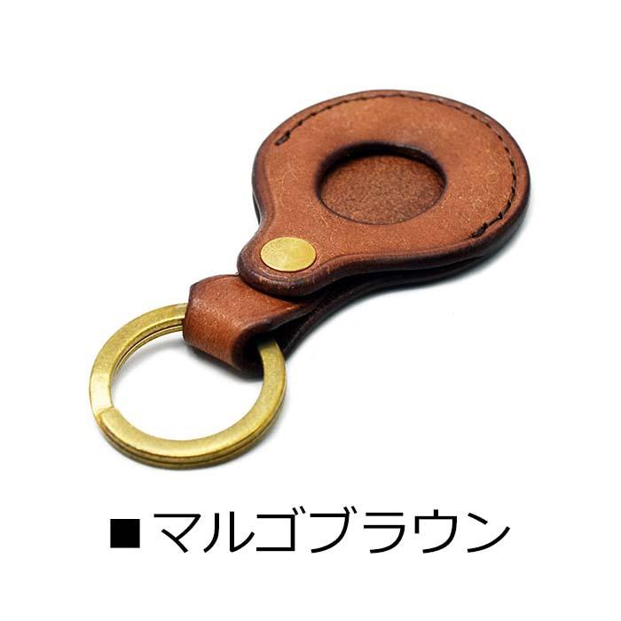 Apple AirTag 専用 日本製 本革 キーホルダー Air Tag アップル 