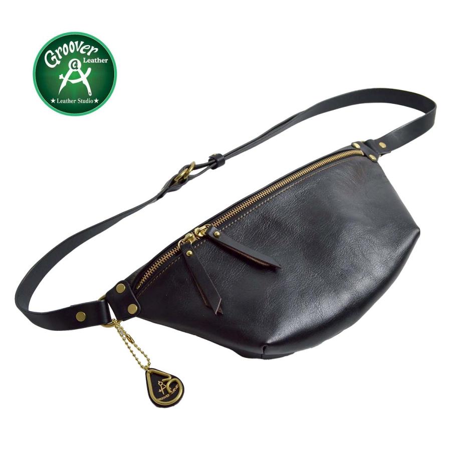 日本製 本革 バッグ 鞄 Groover Leather グルーバーレザー 馬革 ホース