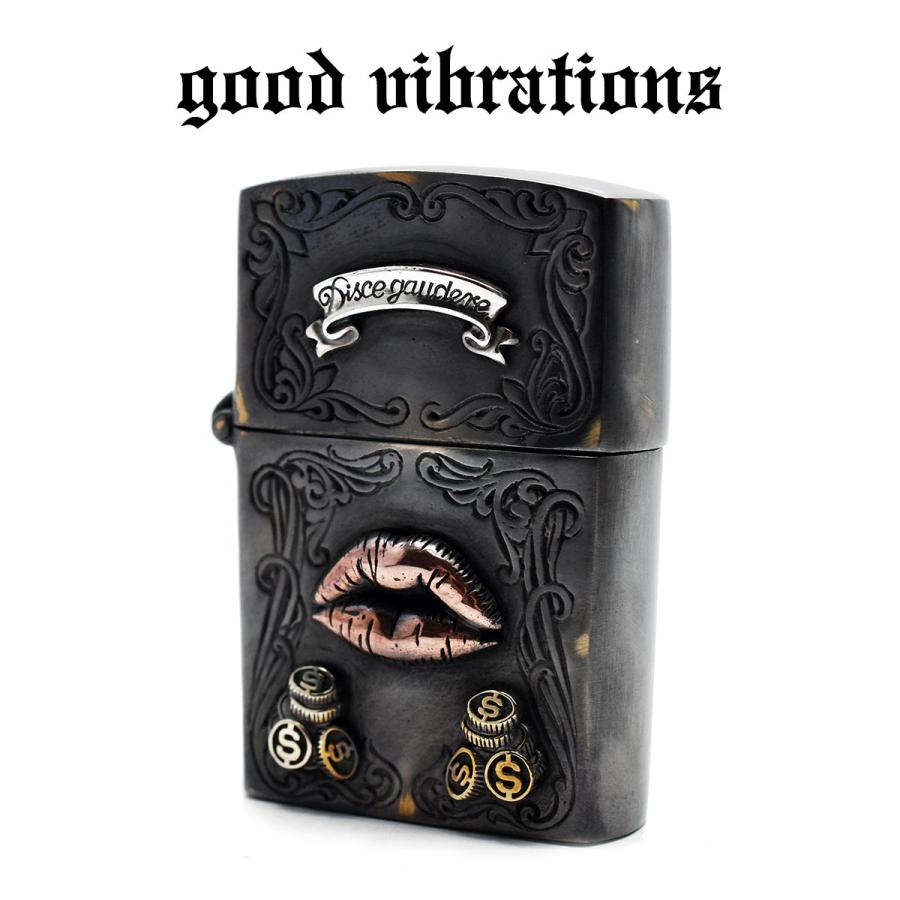 ZIPPO（ジッポー） 【正規取扱店】good vibrations ＜真鍮古美加工 