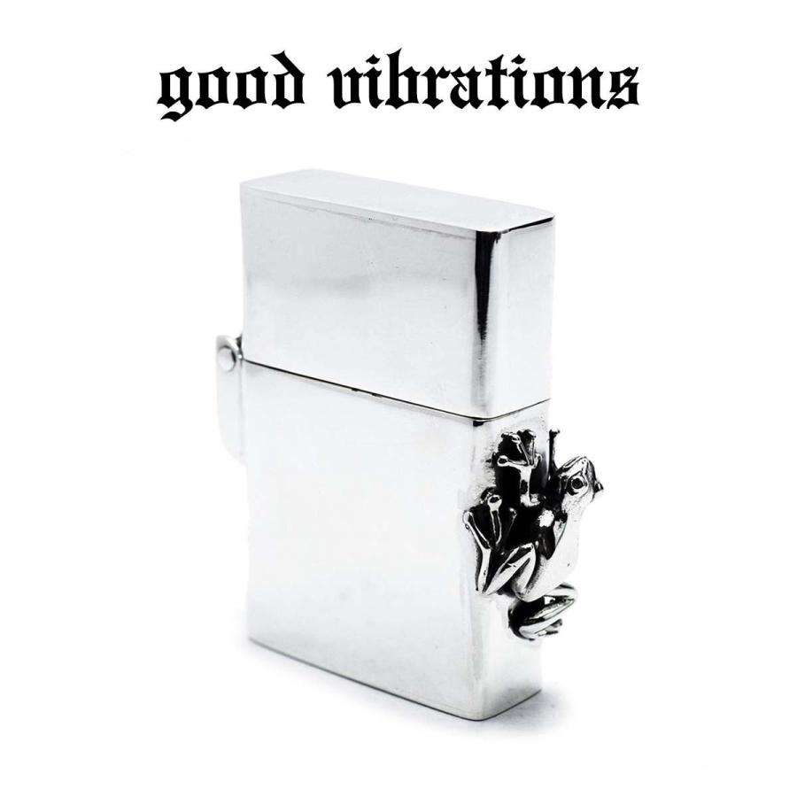 ZIPPO（ジッポー） 【当店別注】good vibrations シルバーケース 