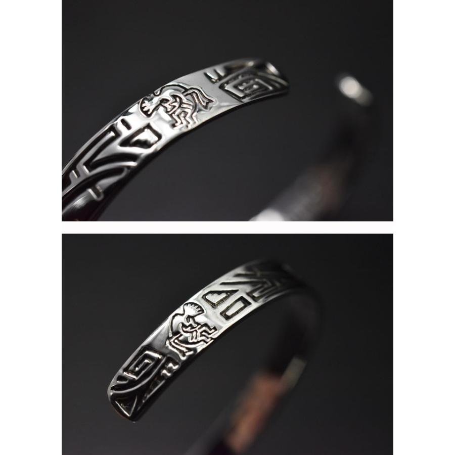 ホピ族バングル goodvibrations グッドバイブレーション 正規取扱店】good vibrations イーグル＆ココペリ デザイン ホピ