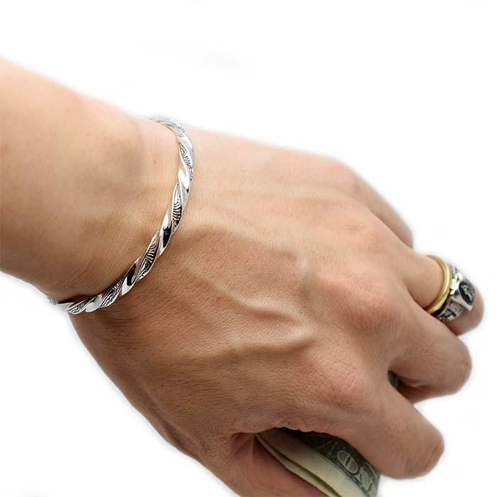 シルバー バングル シルバー925 純銀 グッドバイブレーションズ 正規  