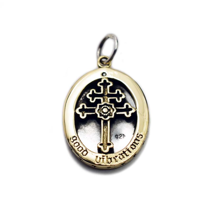 メダイ　K9 聖母マリア チャーム シルバー925 キリスト 聖母マリア メダイ チャーム ロレーヌ