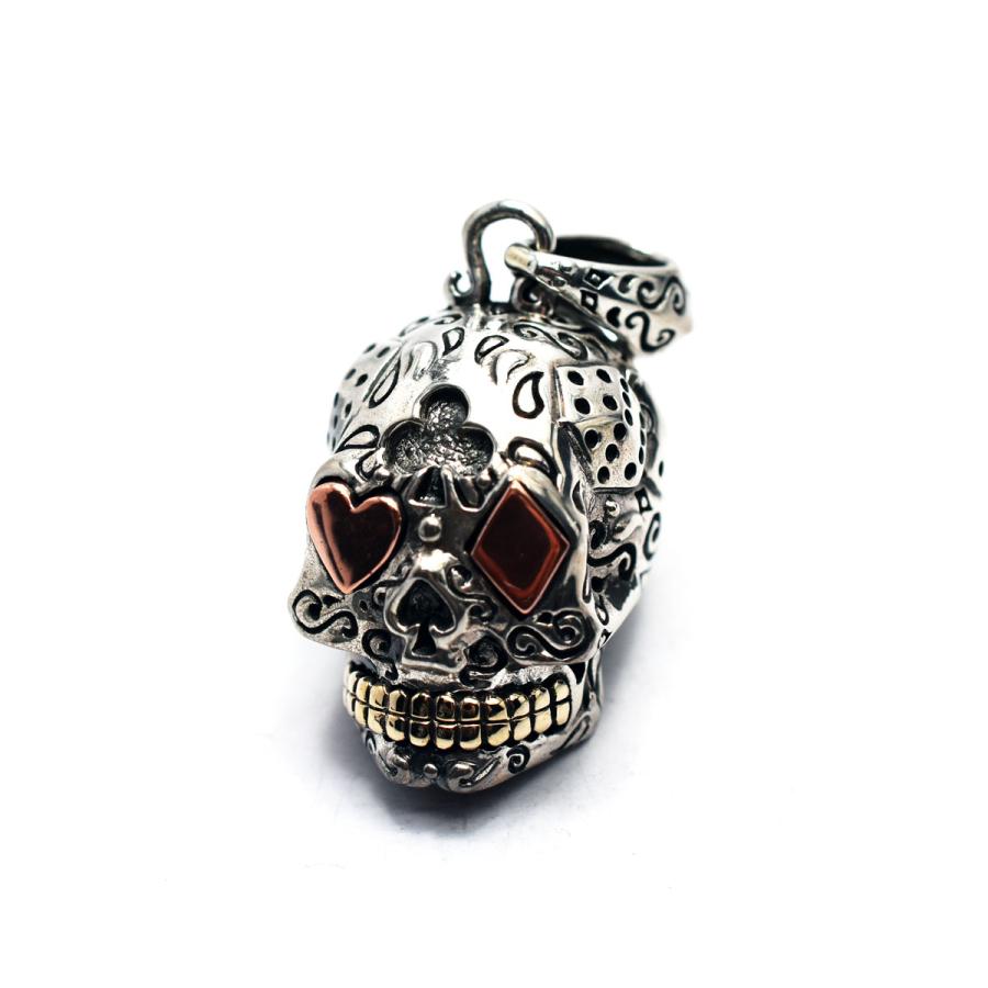 正規取扱店】good vibrations カジノ サイコロ トランプ柄 メキシカンスカル ペンダントトップ チャーム 純銀 Silver925 真鍮  ネックレス : CHAOS accessory - 通販 - Yahoo!ショッピング