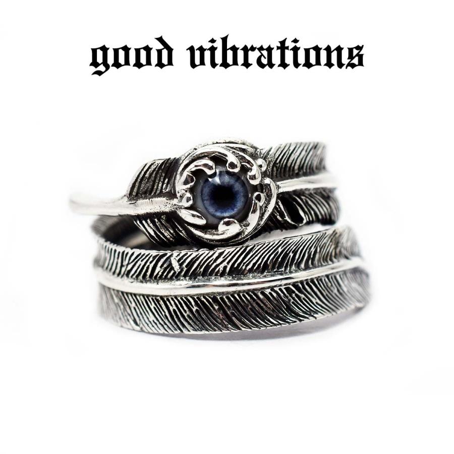 正規取扱店】good vibrations 義眼＆フェザーデザイン フリーサイズ 