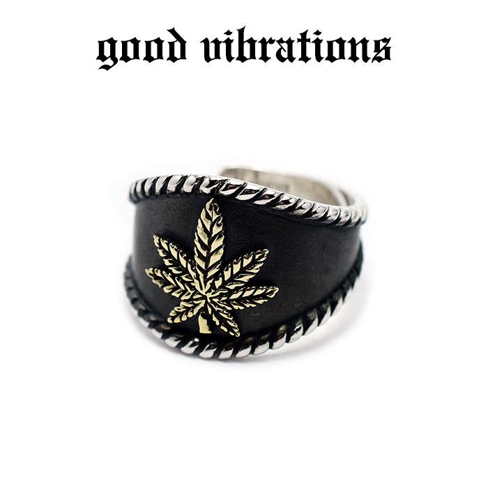 リング 指輪 グッドバイブレーションズ シルバーリング ラスタ ヘンプ